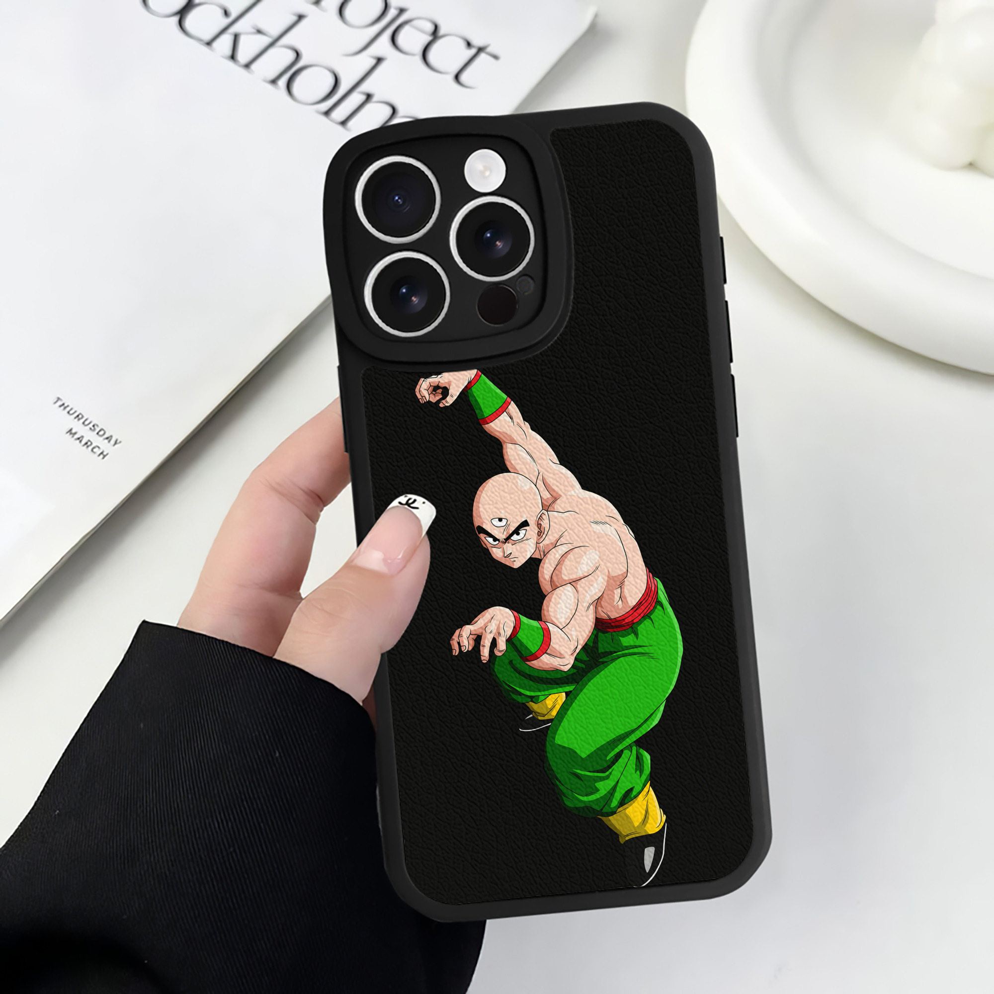 （画像用） ドラゴンボール DRAGON BALL 【iPhone 16シリーズ対応】シリコンスマホケース（レザー調） 材質：シリコン